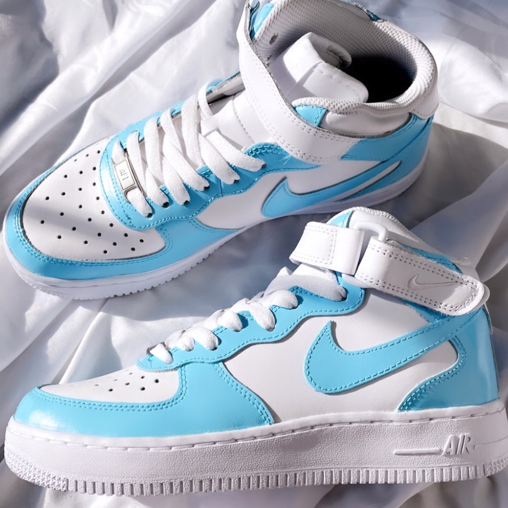 Nike Air Force 1 UNC Carolina Blue Custom